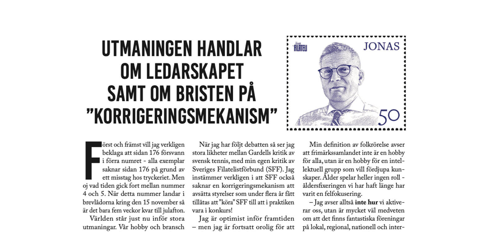 Läs mer om artikeln Nummer 5-2025 – Utmaningen handlar om ledarskapet samt om bristen på ”korrigeringsmekanism”